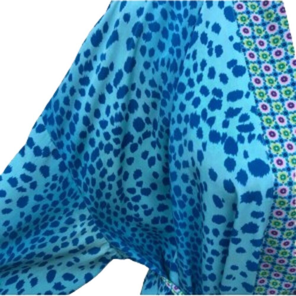 Victoria's Secret Y2k Paisley Reversible Long Robe Ombre Leopard Medium - Picture 3 of 12